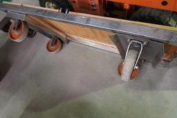 4-WHEEL UTILITY CART W/WOOD