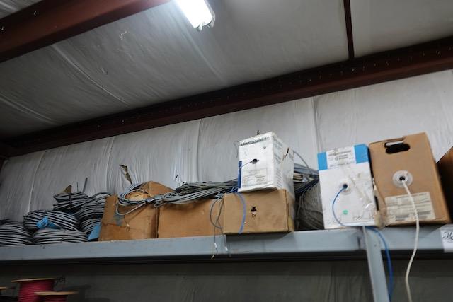 ALL WIRE ON SHELF