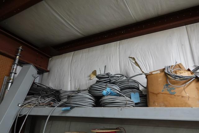 ALL WIRE ON SHELF