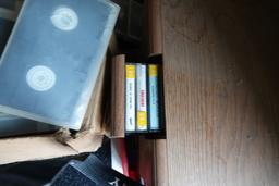 VHS/CASSETTS & RACK X1