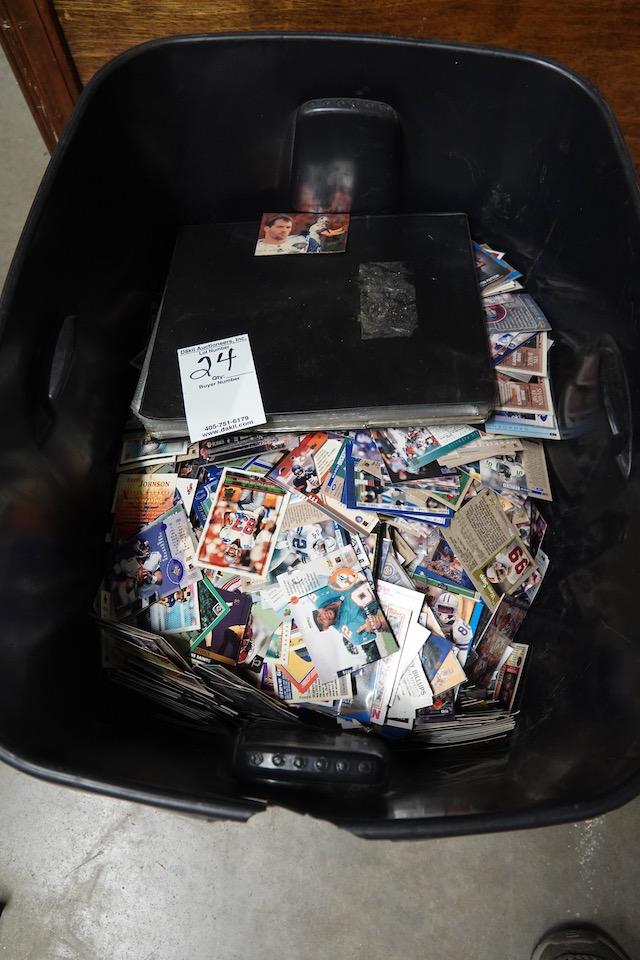 TOTE OF TRADING CARDS