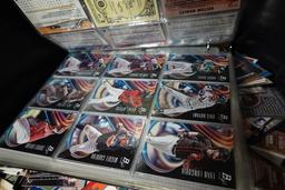 TOTE OF TRADING CARDS