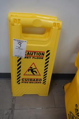 WET FLOOR SIGNS (X2)