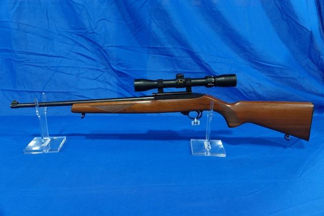 RUGER .22 LR SEMI-AUTO MOD. 10/22 CARBINE W/BSA .22 SPECIAL SCOPE 3-9X32 S/N: 111-28136