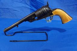 COLT RICHARDS CONVERSION 44 CAL REVOLVER 6-SHOT W/IVORY GRIP & SHADOW BOX MFG: 1876 S/N: 199693
