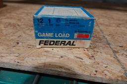 BOX OF FEDERAL GAME LOAD 12GA 2 3/4" 3 1/4 DR EQ 1 OZ 6 SHOT