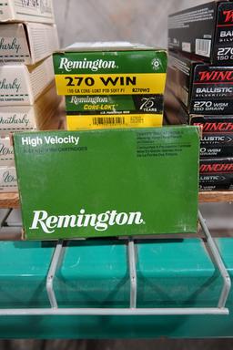 REMINGTON HIGH VEL 270 WIN 130GR CORE-LOKT PTD SP 20 PER BOX (X5)