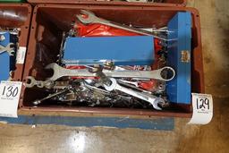 TUBS OF ASSORTED WRENCHES & SOCKETS (X3)