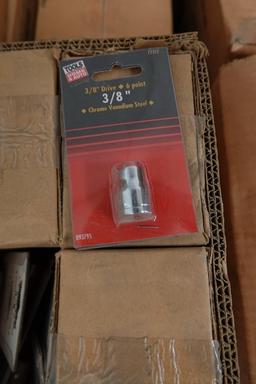 CASES OF 3/8” SOCKETS 40 CT (X7)