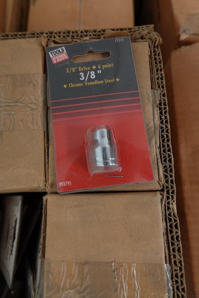 CASES OF 3/8” SOCKETS 40 CT (X7)