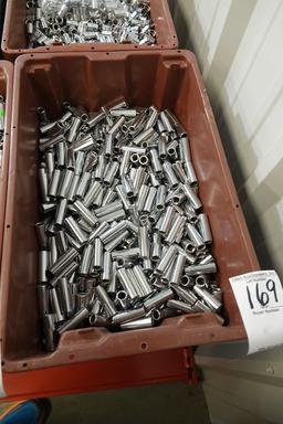 TUBS OF ASSORTED SOCKETS (X3)