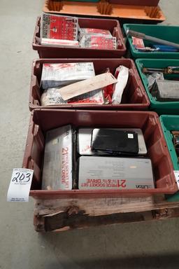 TUBS OF ASSORTED TOOLS (X3)