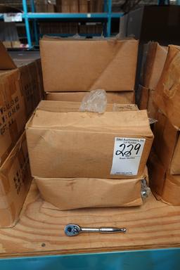 CASES OF 1/4” QUICK RELEASE RATCHETS 100 CT (X5)