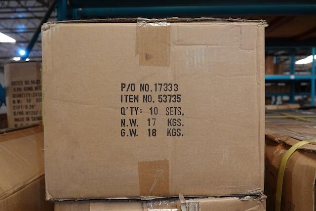 CASES OF THORSEN 34 PC 3/8-1/4” DR SOCKET SETS 10 CT (X2)