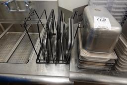 S/S INSERT PANS W/LIDS (X8)