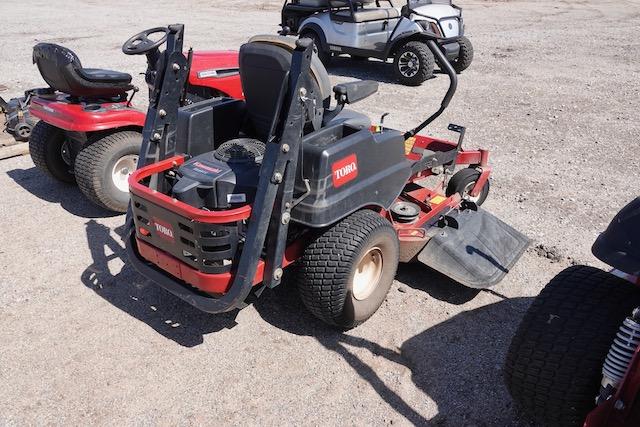 TORO TITAN 2X5420 ZERO TURN MOWER W/54" DECK HOURS: 542, RUNS