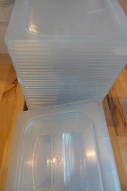DRY STORAGE TUBS W/LIDS (X17)