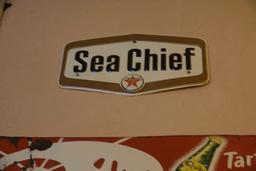 FIRE CHIEF, SEA CHIEF, QUIKY SIGNS (X3)