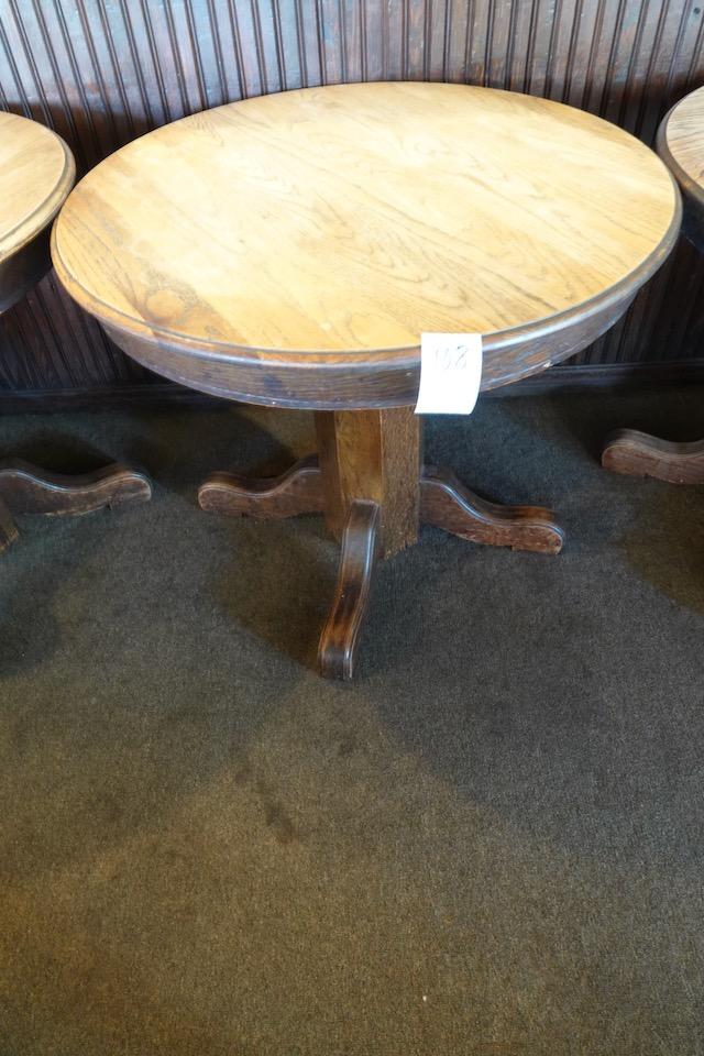 WOODEN RESTAURANT TABLE