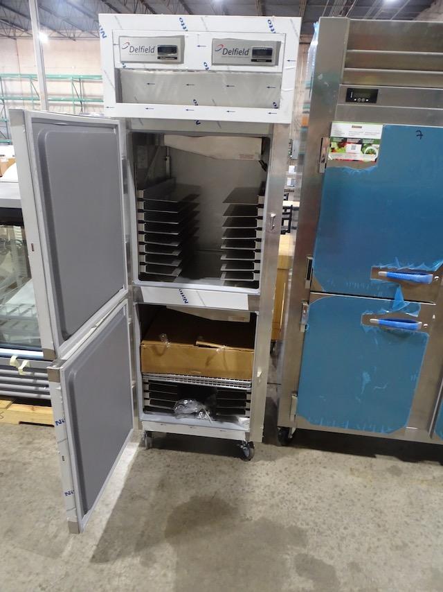 NEW DELFIELD 2 DOOR S/S REFRIGERATOR/FREEZER COMBO MOD: SMDTR1-SH13