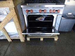 NEW SIERRA 36” RANGE 6 BURNER 1 OVEN GAS