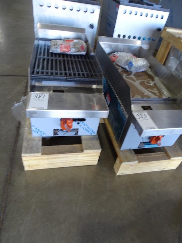 NEW SIERRA 12” GAS CHARBROILER W/LEGS MOD: SRRB12