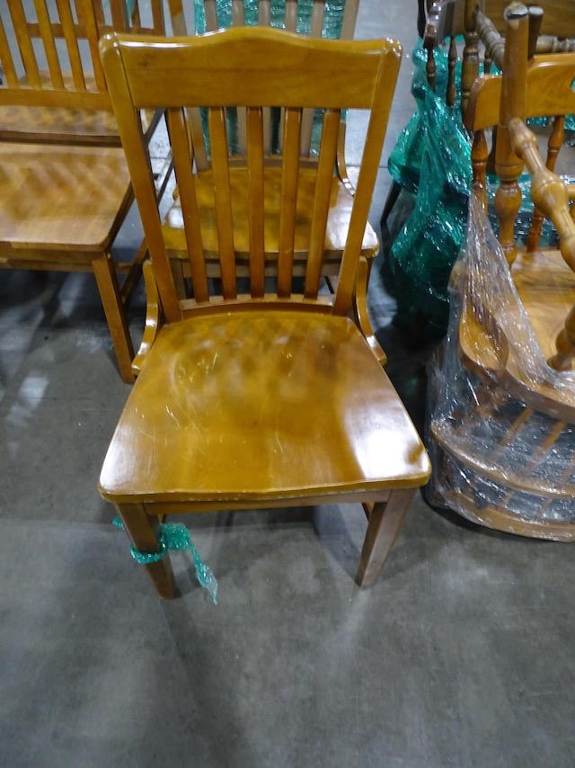 WOOD DINING CHAIRS (X35)