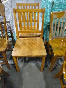 WOOD DINING CHAIRS (X35)