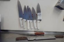 KNIFE SET W/HOLDER