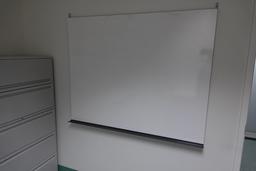 OFFICE COMBO W/DESK, CABINETS & DRY ERASE BOARD