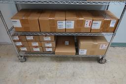 SHELF OF ELECTRICAL COMPONENTS (NEW)