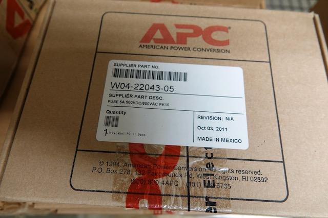 SHELF OF ELECTRICAL COMPONENTS (NEW)