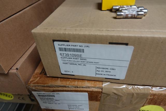 SHELF OF ELECTRICAL COMPONENTS (NEW)