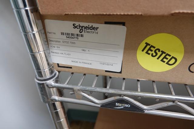 SHELF OF ELECTRICAL COMPONENTS (NEW)