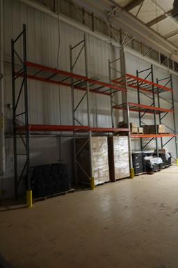 PALLET RACKING W/WIRE GRIDS (X4)