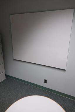 OFFICE CONTENTS, DESK, FILE CABINETS & DRY ERASE BOARD X1