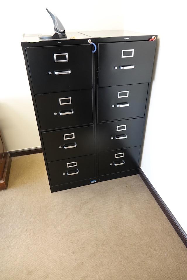 4-DRAWER FILE CABINET (X2)