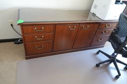 DESK & CREDENZA X1