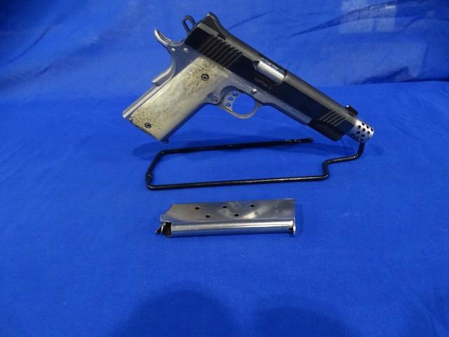 KIMBER .45 CUSTOM II S/N: K595184 FLASHPORT, HORN GRIP & SPARE MAG