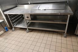 ROLLING WARMER TABLE