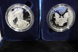 2014 1 OZ FINE SILVER $1 AMERICAN EAGLE PROOF COIN (X10)