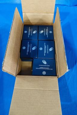 2014 1 OZ FINE SILVER $1 AMERICAN EAGLE PROOF COIN (X10)
