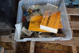 TOTE OF MISC HARDWARE
