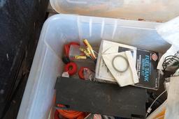 TOTE OF MISC HARDWARE