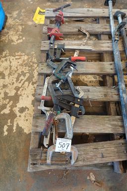 ASSORTED CLAMPS X1