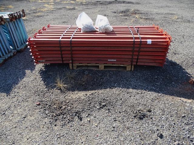 PALLET RACK CROSS BEAMS 7' 10 1/2" L W/CLIPS (X63)