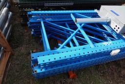 PALLET RACKING (10) UPRIGHTS & (80) CROSS BEAMS (X5)