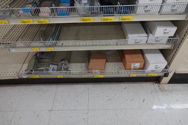 CONTENTS OF SHELF