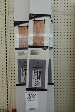 BARN DOOR HARDWARE KITS (X5)