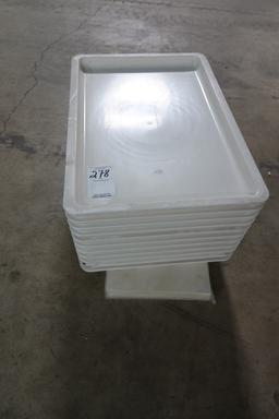 PIZZA DOUGH TRAYS (X11)
